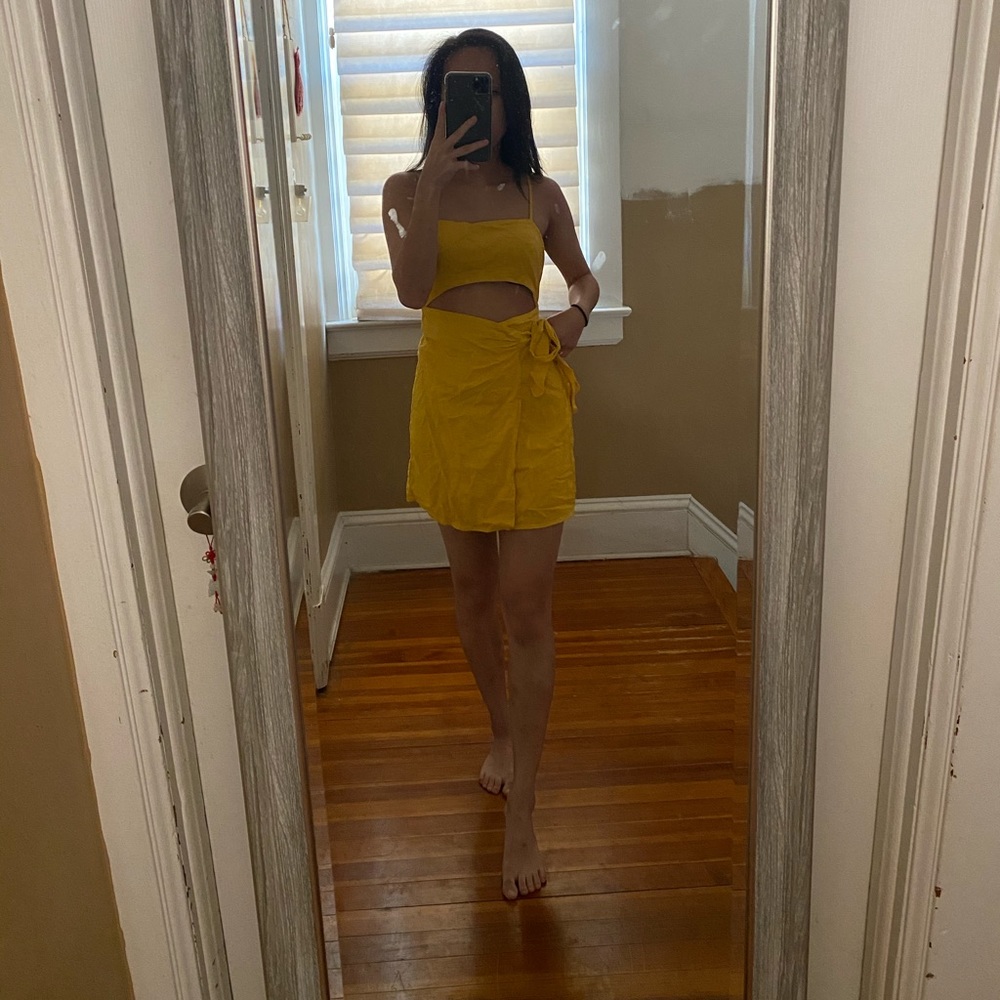 Wrap around dress